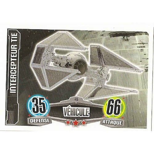 045/240 Intercepteur Tie Carte Force Attax Star Wars
