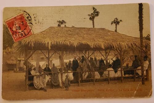 Carte Postale Ancienne Ref 69, Sénégal, Village Sénégalais, Salle De Danse