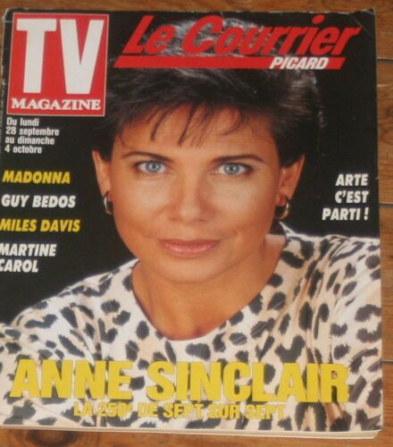 Tv Anne Sinclair 1p Madonna 1/2p/ Guy Bedos Avec Muriel Robin 1/2p/ Le Pere Lachaise Cimetiere 1/2p/ Martine Carol 1/2p/ Miles Davis 1/2p/ Karen Cheryl 1/2p/ Michel Drucker 1/2p/ Leymergie 1/2p/ Jacques Martin 1/2p/ Emmanuelle Boidron 1/2p/  14856