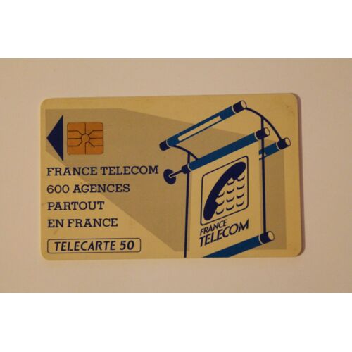 Lot De 3 Télécartes - "600 Agences"