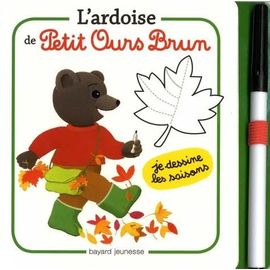 L'ardoise De Petit Ours Brun - Je Dessine Les Saisons