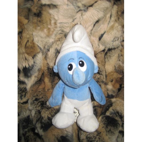 Doudou Peluche Schtroumpf Giocattoli Sicuri Peyo 19 Cm