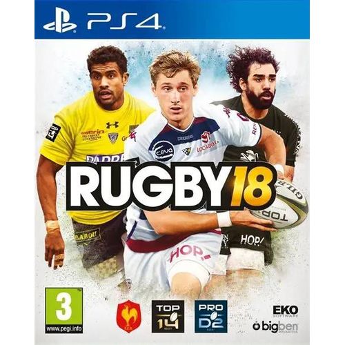 Jeu ps4 rugby 18
