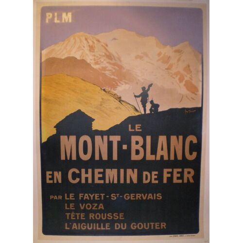 Affiche Mont Blanc