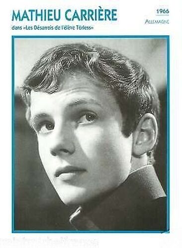 Fiche Portrait De Star Mathieu Carrière