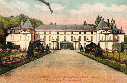 Carte Postale Ancienne, Hauts De Seine ( 92 ), Château De La Malmaison Du Côté De L'arrivée