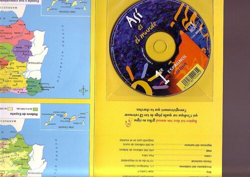 Espagnol 1ère - Asi Es El Mundo - 4cds Audio Pour La Classe