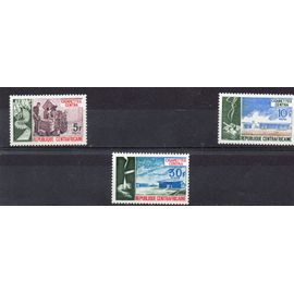 Centrafrique Timbres Usine À Cigarettes 1966