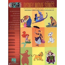 Piano Duet Play-Along Volume 12 : Disney Movie Songs + Cd