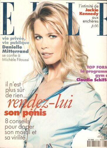 Claudia Schiffer 2p/ Christian Slater 1/3p/ Salman Rushdie 1p/ Yoko Ono 1p/ Danielle Mitterrand 8p/ Jackie Kennedy 4p/ Naomi Campbell 6p/  2618