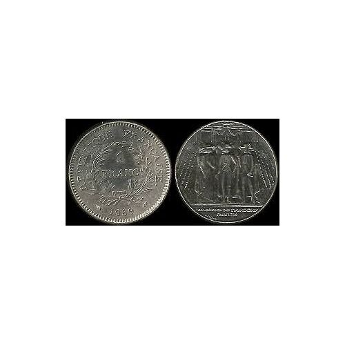 Pièce De 1 Franc Convocation Des Etats Généraux 1989