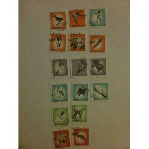 Lot De 16 Timbres Divers Manama Bahreïn