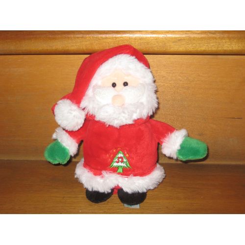 Peluche Musical Doudou Père Noel Gipsy 20 Cm