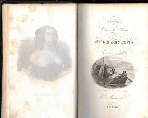 Abbé Allemand Nouveau Choix De Lettres De Madame De Sévigné Mame Tours 1864
