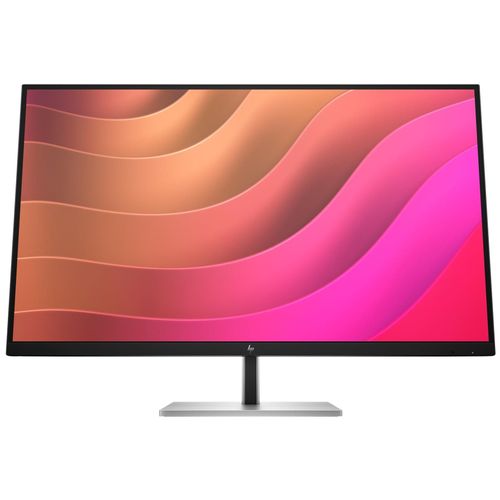 HP E32K G5 - E-Series - écran LED - 31.5" - 3840 x 2160 4K UHD (2160p) @ 60 Hz - IPS - 350 cd/m² - 1000:1 - 5 ms - HDMI, DisplayPort, USB-C - haut-parleurs - tête noire, noir et argent (support)