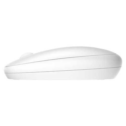 HP 240 - Souris - droitiers et gauchers - optique - 3 boutons - sans fil - Bluetooth 5.1 - blanc lunaire