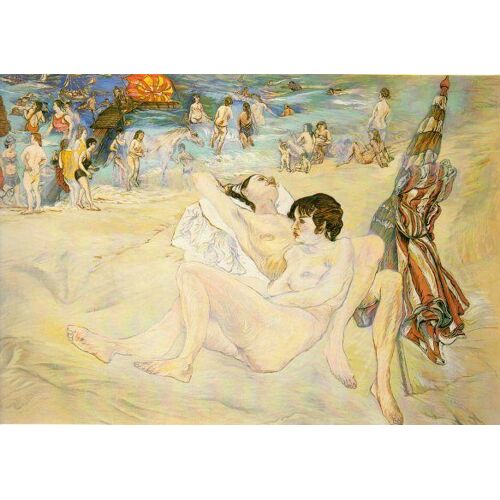 Carton D'invitation De L'exposition De Moreno Pincas À La Galerie Katia Granoff Le 18 Avril 1989
