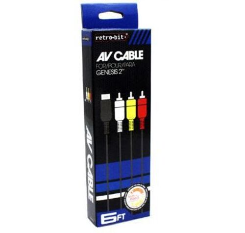 Câble Vidéo Pour Consoles Sega Megadrive Et Genesis 2 Ème Génération.