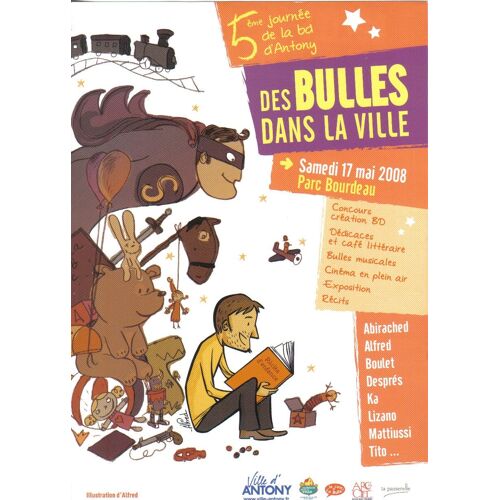 Programme Alfred Pour Festival Bd Antony 2008 (Pourquoi J'ai Tu? Pierre...)