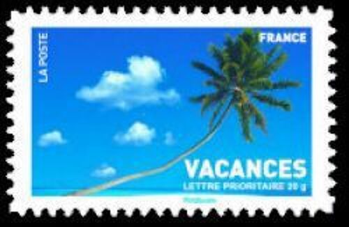 Timbre France 2007 Oblitéré - Vacances - Cocotier - Prior 20g Yt4044