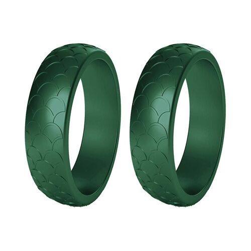 5.7mm Populaire Pour Les Femmes Anneaux De Refroidissement En Silicone Anneau De Mariage En Silicone Anneau De Sport En Plein Air Environnemental