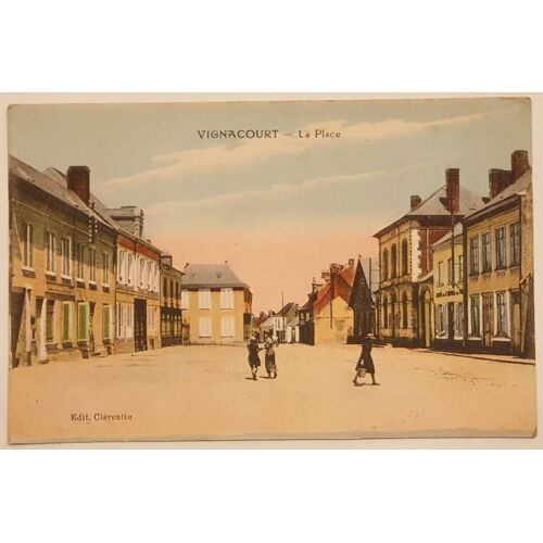 Carte Postale Ancienne Ref 69, Somme 80, Vignacourt, La Place