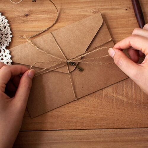 12 Pcs Vintage Kraft Paper Writing Paper European Style Paper For Letter Writing Letter Paper Stati