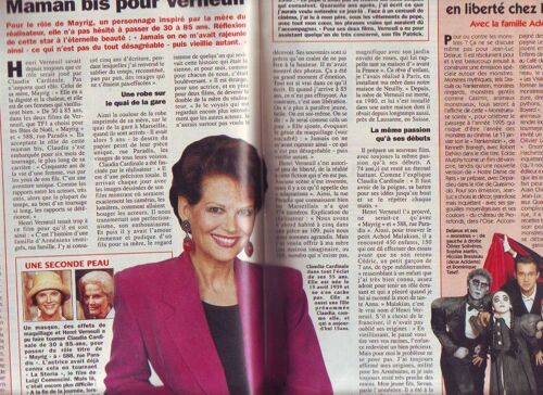 T7j Mitzi Kapture 2.5p/ Roland Giraud 1.5p/ Chantal Goya 2p/ Michael Landon Jr 1/2p/ Nounours 1/2p/ Claudia Cardinale 1.5p/ Valerie Claisse Miss France 1.5p/ Holly Hunter 1/2p/ Evelyne Leclercq 1.5p/ Bluebell Girls Lido 1.5p/ Tino Rossi 1p/  1804
