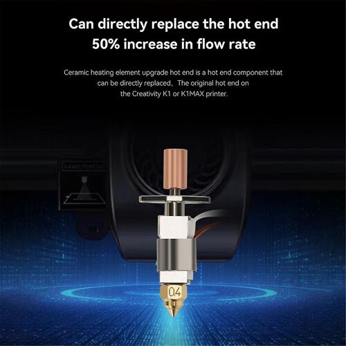 Pour K1 / K1 Max Kit De Mise À Niveau Hotend Plaque Chauffante En Céramique 550c Impression Rapide Pour K1 K1max - Extrudé