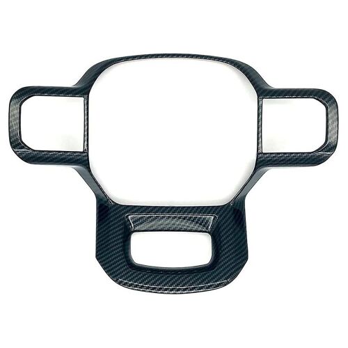Car Interior Modification Steering Wheel Carbon Fiber Pattern Patch For 2021-2023 Steering Wheel De