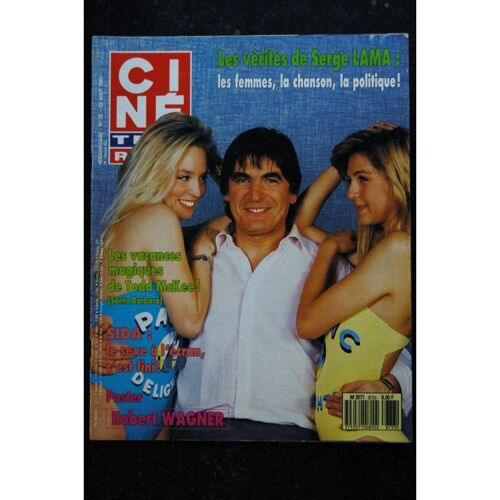 Cine Tele Revue 1987 08 13 N° 33 Serge Lama Robert Wagner Jack Lemmon Stéphane Ferrara Diane Lane Matt Dillon