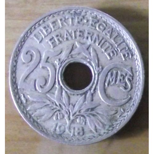 Pièce De 25 Centimes Type Lindauer