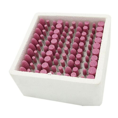 100PCS/Box Abrasive Stone Polishing Grinding Head Electric Drill Bit Wheel 4-10mm for Drill Rotary