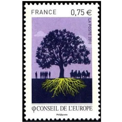 France 2010, Très Bel Exemplaire Neuf** Luxe Timbre De Service Du Conseil De L'europe, Yvert 146 : L'arbre. -