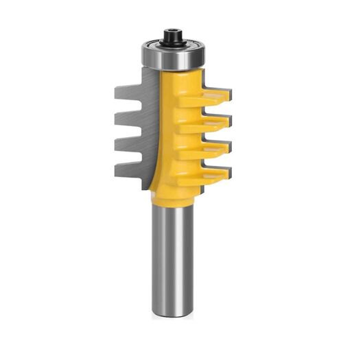 Fraise Fraise Réglable Aboutage Toupie Mèche 8mm Rail Tige réversible Colle Défonce Tonon Cutter