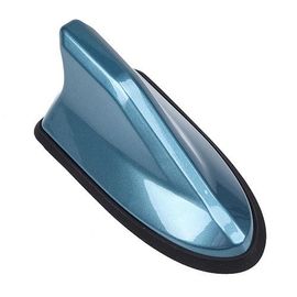 Kertin-Pêcheur Bleu - Antenne Aileron De Requin Pour Voiture Amplificateur De Signal Fm Radio De Toit Pour Skoda Hyundai Kia Fiat Mini Cooper Seat Ibiza