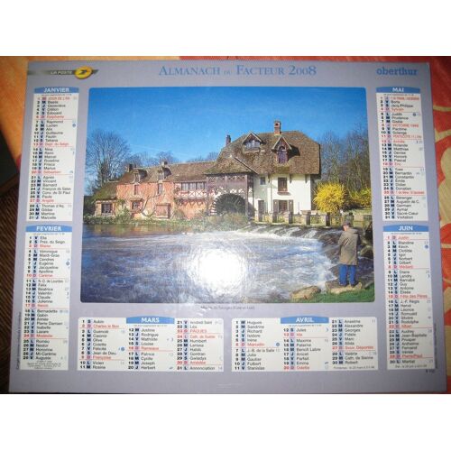 Calendrier Oberthur Paysage 2008 (Dépt 53)