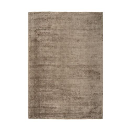 Tapis De Salon Moderne Fait Main Bridget 120x170 Cm Taupe - Novatrend