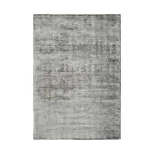 Tapis De Salon Moderne Fait Main Bridget 120x170 Cm Argent - Novatrend