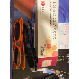 Deux Paires De Lunettes De Marque Lg 3 D  Gelasses  Ag F200 Cinéma 3d Lunettes Jamais Porté Juste Déballé Pour Voire L Aspects 