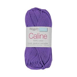 Pelote De Coton Caline - Trimits : Coton Mercerisé 100% Pour Des Créations Douces Et Brillantes - Ppsc 129 Violet