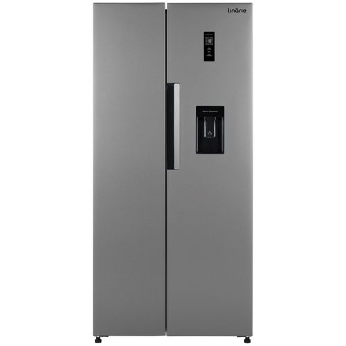 Réfrigérateur Américain Linarie LSSBS460WS 444 Litres Lechaud 2 portes en métal Silver (LINARIE)