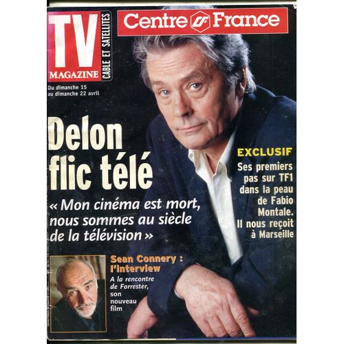 T V Magazine - Centre France - N°1369 : Delon Flic Télé