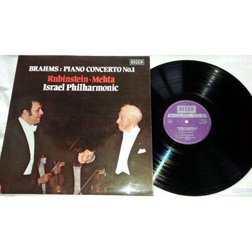 33 Tours Decca: Brahms Piano Concerto N°1 Israêl Philharmonique