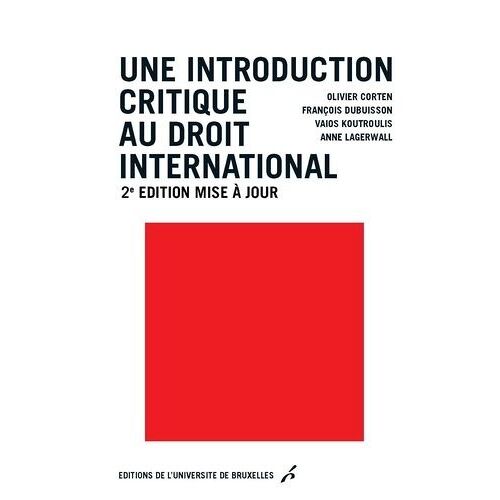 Une Introduction Critique Au Droit International