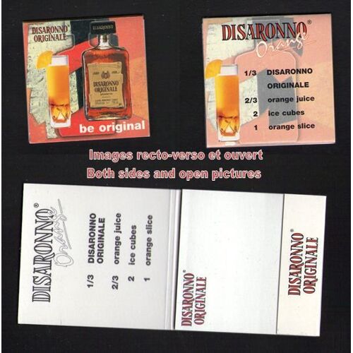 Mini Bloc Notes Notepad Disaronno Originale Be Original