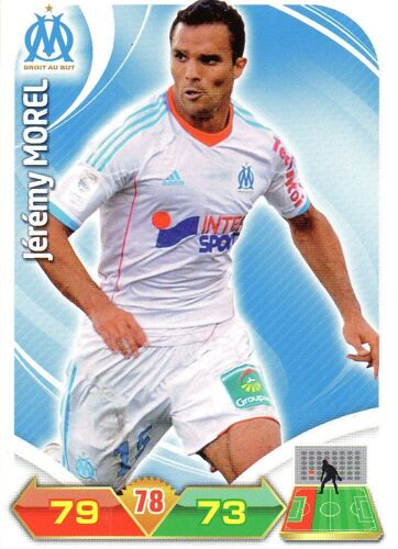 Carte Adrenalyn Xl Foot 2012 / 2013 Jeremy Morel Marseille N° 132