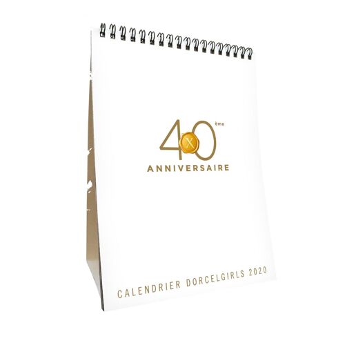 Calendrier Marc Dorcel 2020 - Calendrier Dorcelgirls 2020 - Calendrier 40ème Anniversaire Marc Dorcel