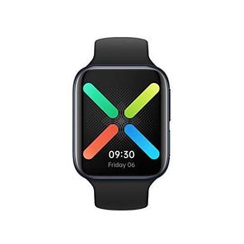 OPPO Watch 46mm Bluetooth Noir, Écran Incurvé AMOLED, 100% de batterie en 75 min, Jusquà 3 semaines dautonomie