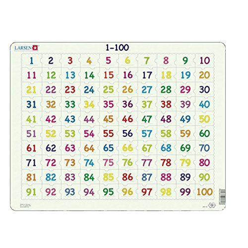 Larsen Maxi LA-AR10 Puzzle à formes 100 pièces